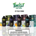TWIST VAPORS GT PLUS 12000PUFF(20MG)